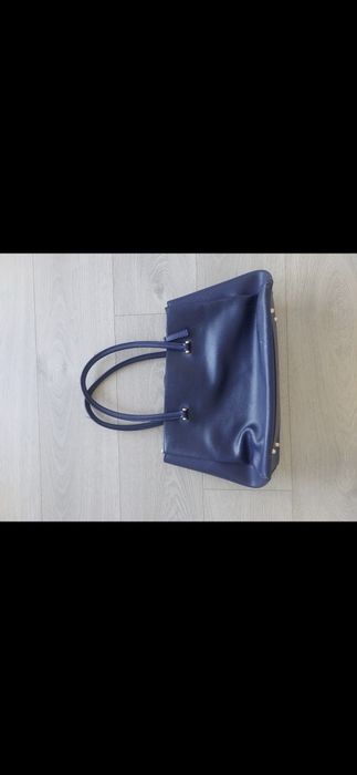 Mala FURLA azul marca verdadeira