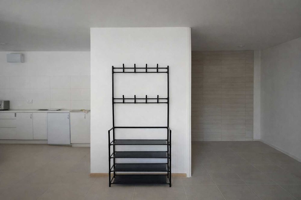 *WYPRZEDAŻ* STOJAK WIESZAK METALOWY półka na ubrania buty loft