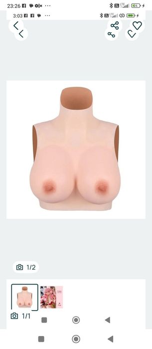 KUMIHO Silikonowe protezy piersi Proteza piersi Sztuczne piersi Transp