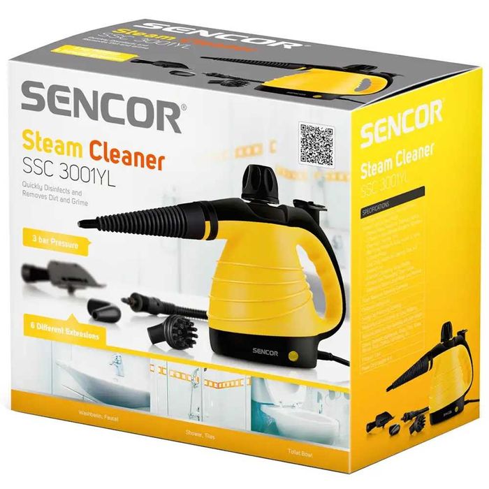 Пароочисник  Steam Clean DFA001 з функцією відпарювача, 1000Вт