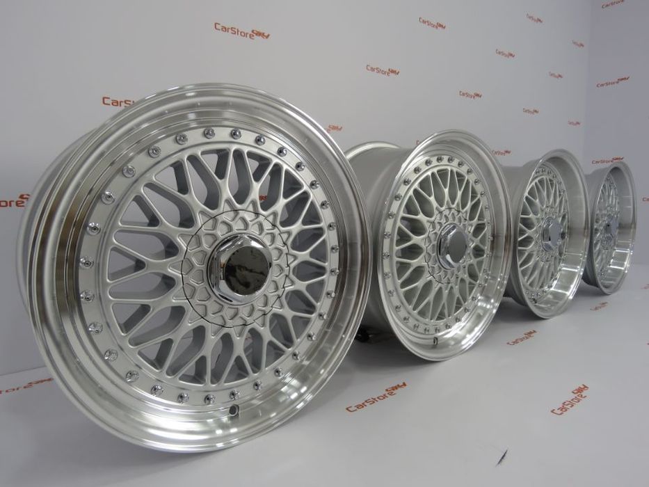 Jantes Look BBS RS 17 x 7.5 + 8.5 et20 4x100+108 Silver