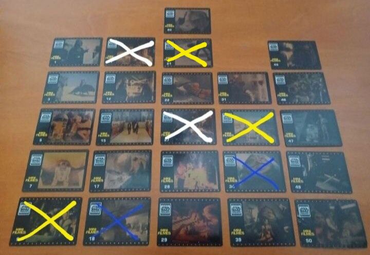 18 Mini Filmes da Star Wars Trilogy da Matutano