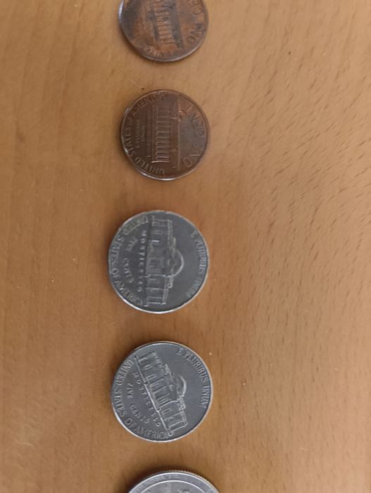 Dolar americano moedas várias