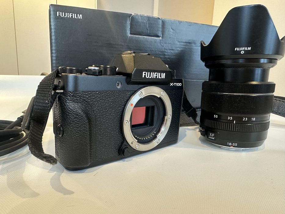 Fujifilm X-T100 + Lente XF 18-55 (Kit Completo)