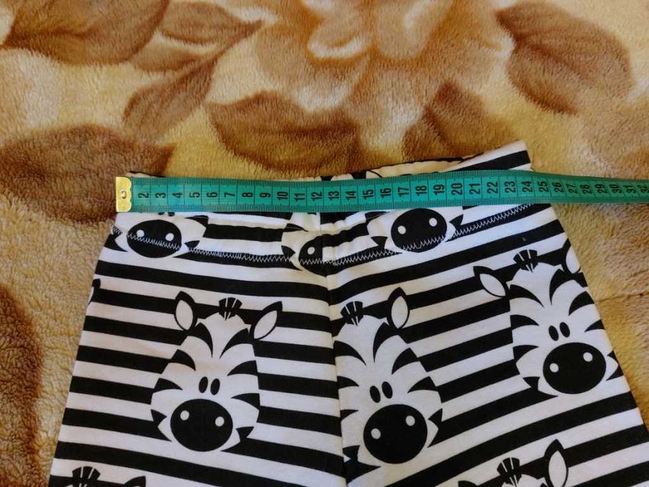 Spodnie leginsy ocieplane Zebra roz. Ok 122