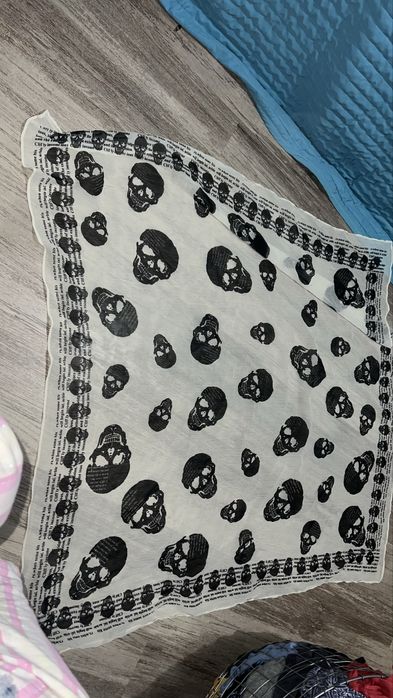 Chusta apaszka w czaszki bal karnawał przebranie