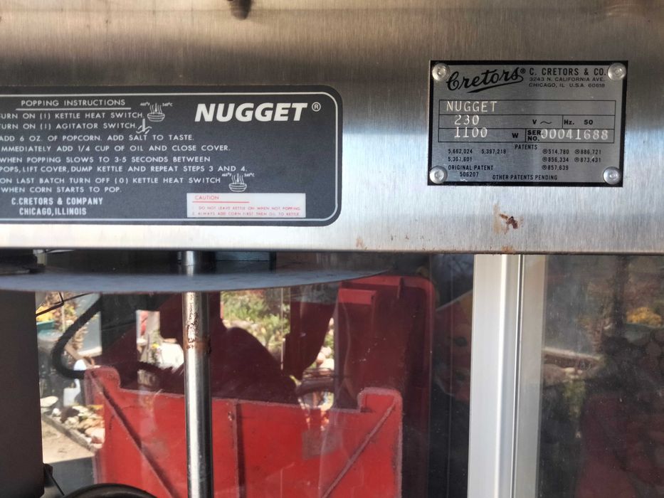 Máquina de fazer pipocas