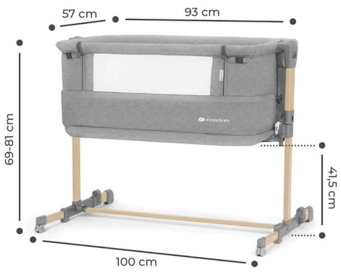 Kinderkraft łóżeczko dostawne Neste Grow