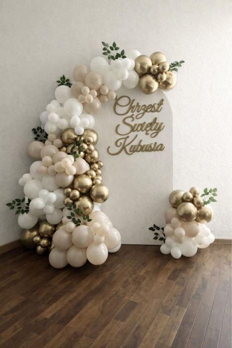 Ścianki balonowe idelane do zdjeć podczas uroczystości