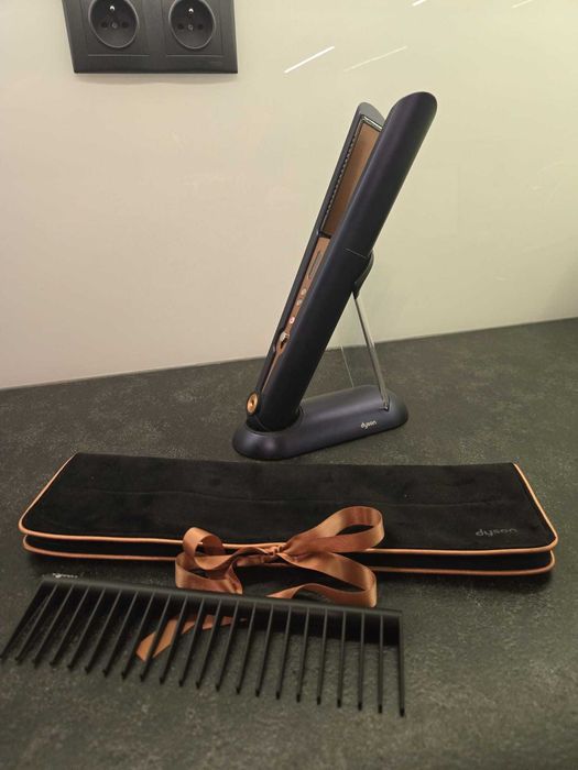 Prostownica DYSON Błękit pruski + Miedź (cały zestaw)