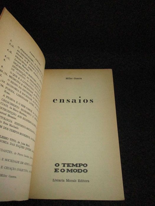 Livro Ensaios Miller Guerra