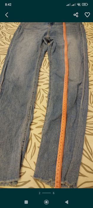 Spodnie jeansowe damskie rurki 38 M