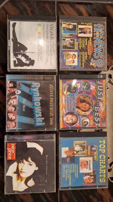 Płyty CD,  różne rodzaje muzyki