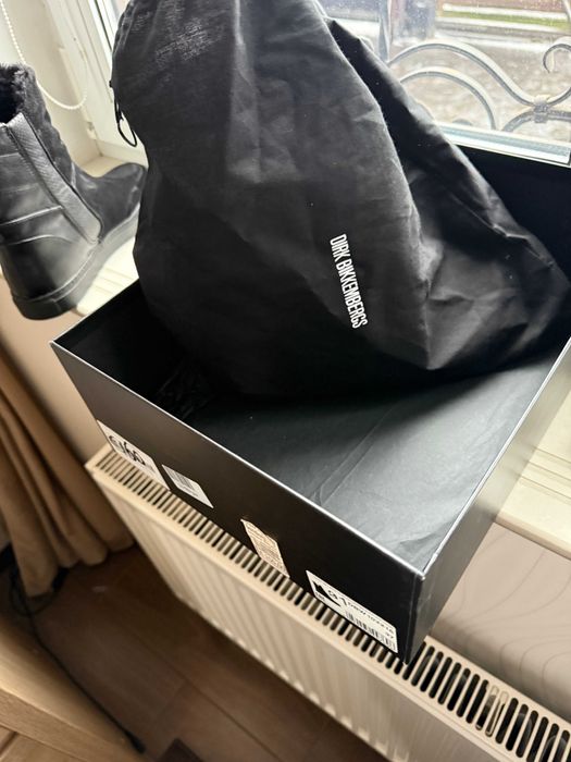 Зимние черные меховые сопоги сапожки ботинки dirk bikkembergs 38