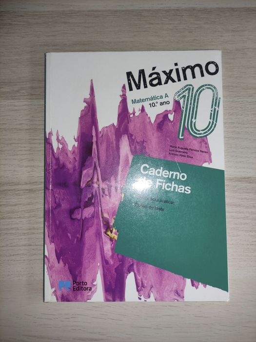 Caderno de fichas/Rumo ao Exame - Máximo Matemática A 10° ano