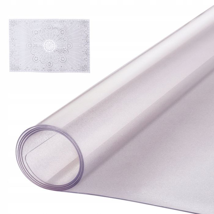 VEVOR plastikowy obrus 36X60 cali matowy ochraniacz stołu PVC 1.5MM