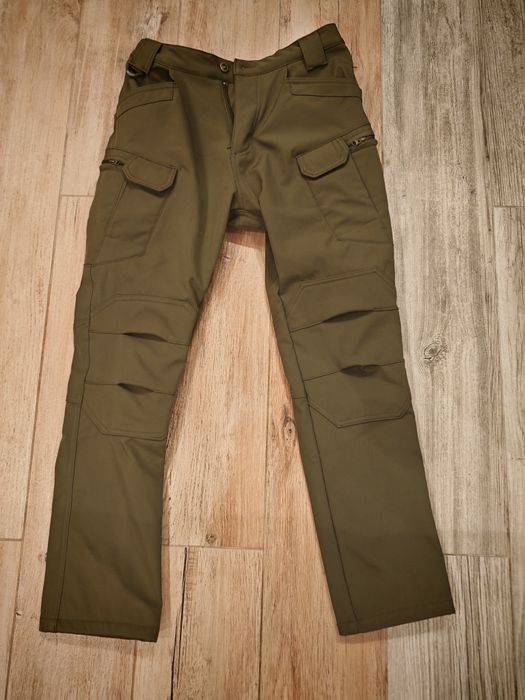 Zestaw softshell outdoor taktyczny męski kurtka spodnie