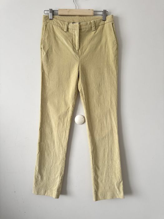 Birgitte Herskind sztruksowe spodnie Butter yellow