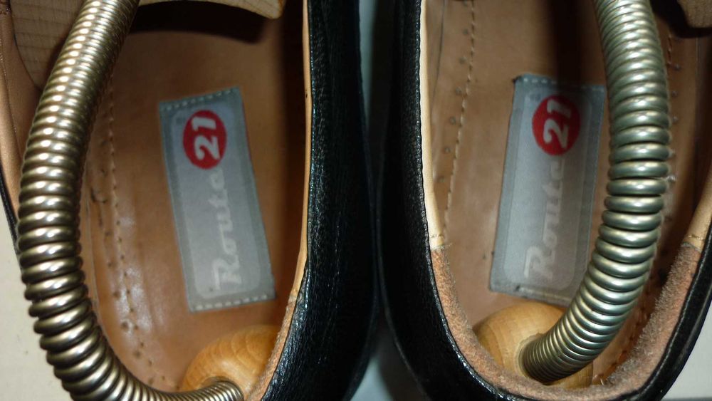 Route 21 - męskie skórzane mokasyny  r; 41