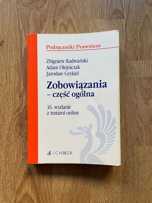 Zobowiązania - część ogólna, red. Radwański