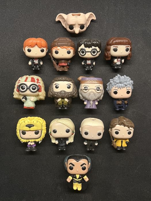 Mini Funko Pop z Harrego Pottera z kinder niespodzianek + Black Adam