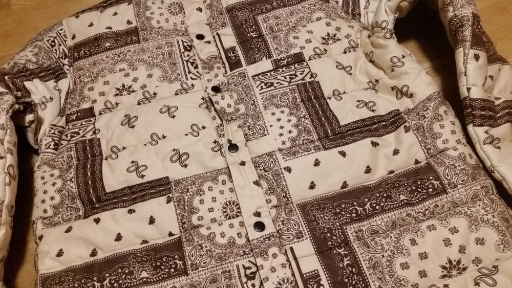 BANDANA L/XL streetwear koszulowa kurtka boxy koszula bomber hip hop