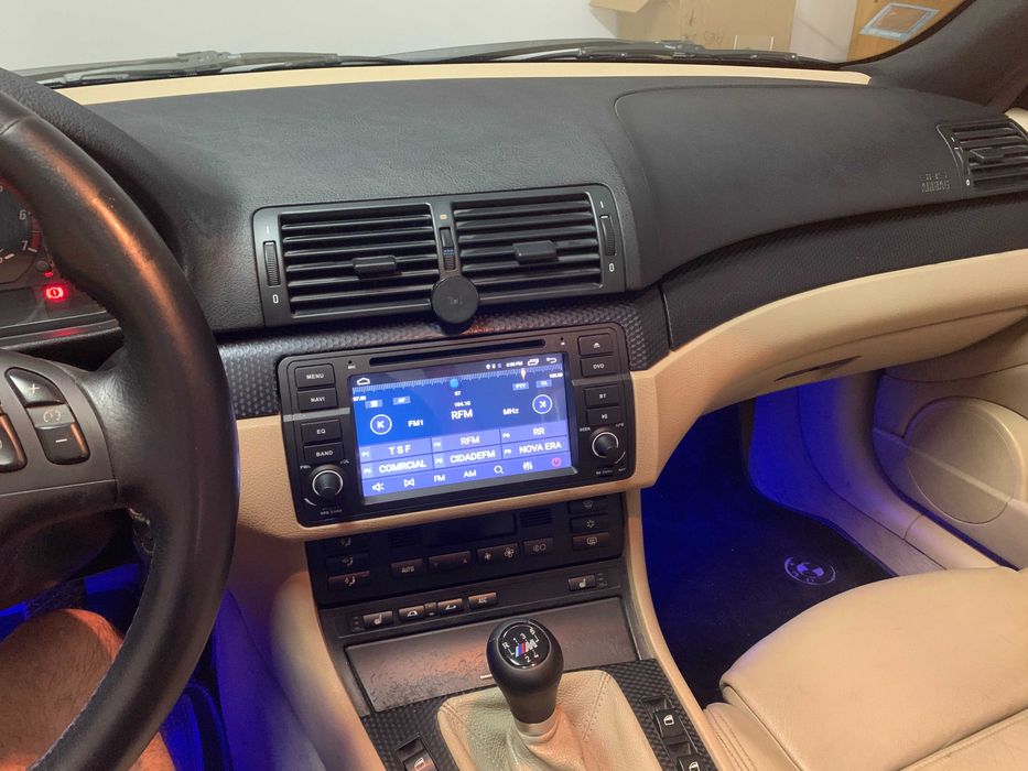 PROMOÇÃO: Rádio GPS Multimédia BMW E46 - Série 3 (ANDROID 15) | CARPLAY • ANDROID AUTO