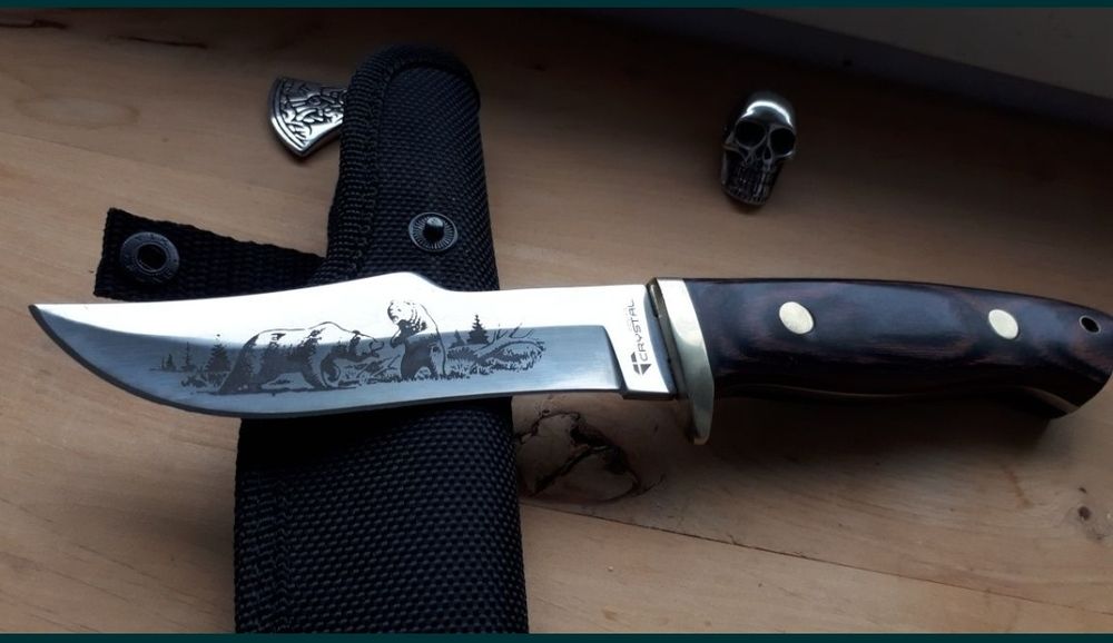 Nóż CRYSTAL myśliwski survivalowy