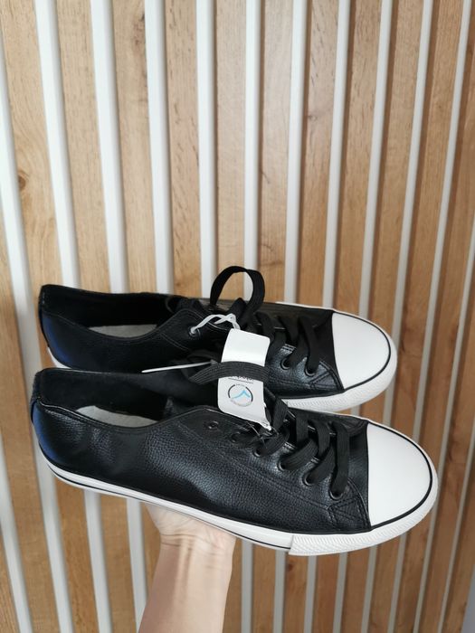 Nowe czarne trampki męskie r. 44  28cm