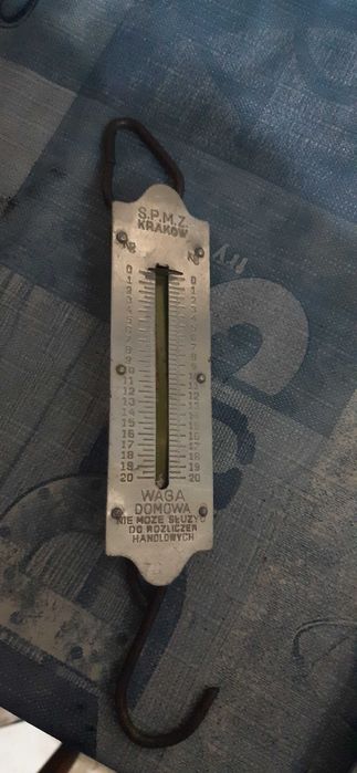 stara waga domowa dla kolekcjonerów prl SPMZ Kraków