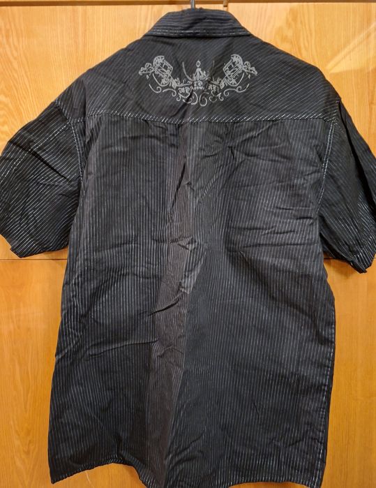 Koszula męska XL czarna bdb aplikacja