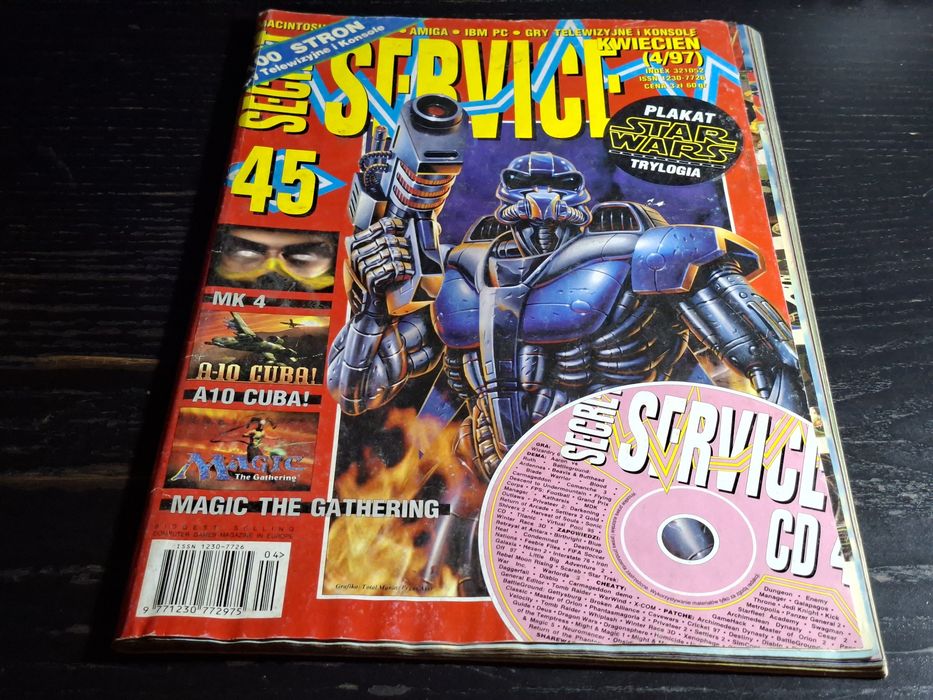 Czasopismo Secret Service numer 45 rok 1997 z PLAKATEM