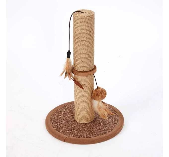 Кігтеточка для кота, LZ0123, 30*30*51cm, коричнева 7.13.748