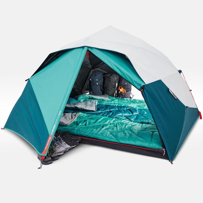Tenda de campismo instantânea 3 lugares, 2 Seconds easy Fresh & Black