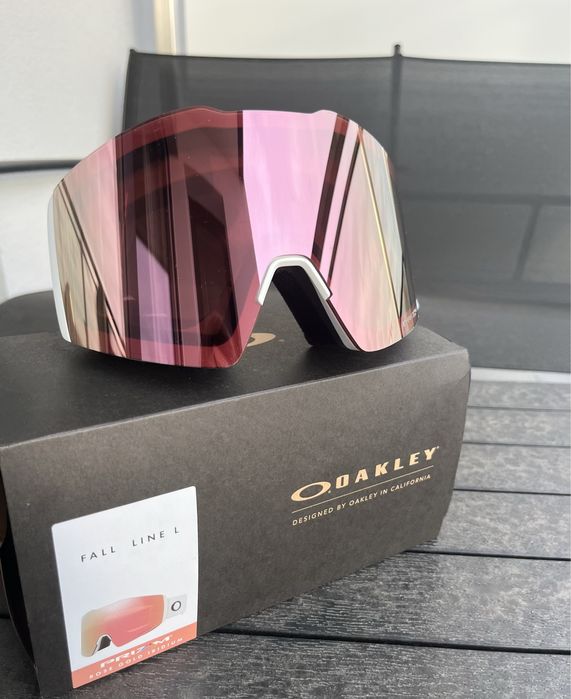 Gogle Oakley zimowe - Fall Line - Unisex - róźowe