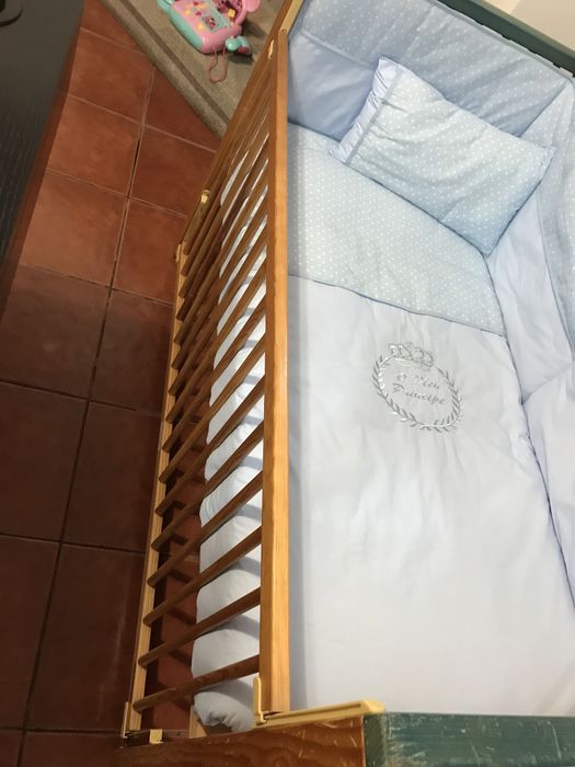 Berço de madeira para bebe