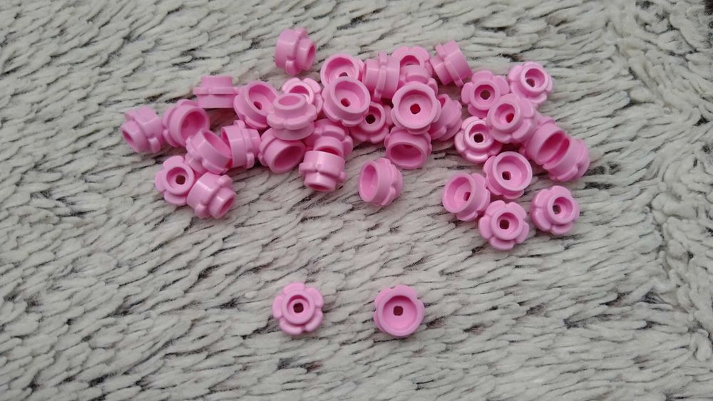 LEGO ROŚLINA 24866 KWIATEK różowy jasny 2szt NOWE , Dostępna większa ilość