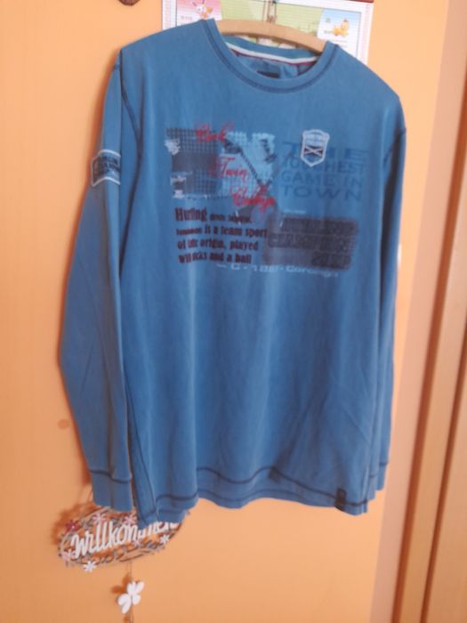 Sweterek męski niebieski L