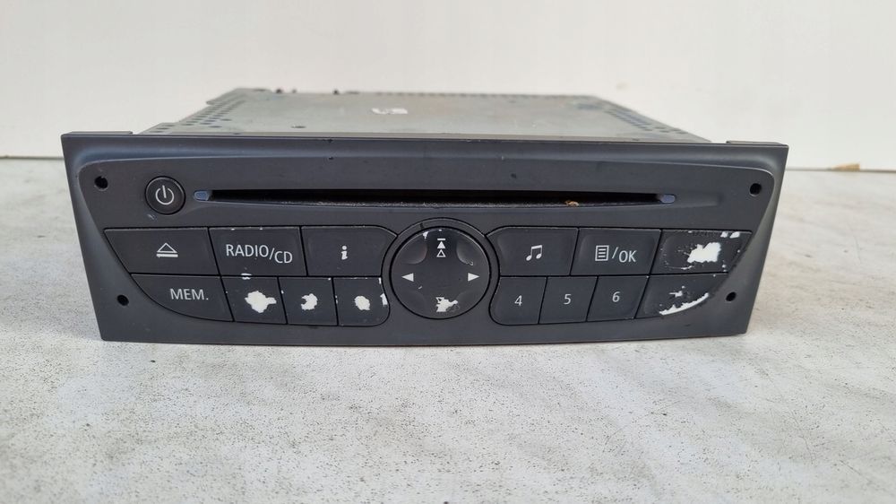 Radio cd renault master ii clio 3 iii lift + kod