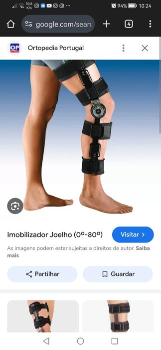 Joelheira com bloqueio de 4 bandas