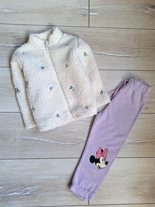 Куртка кофта Тедди Шерпа штаны Минни 1.5-2 годика