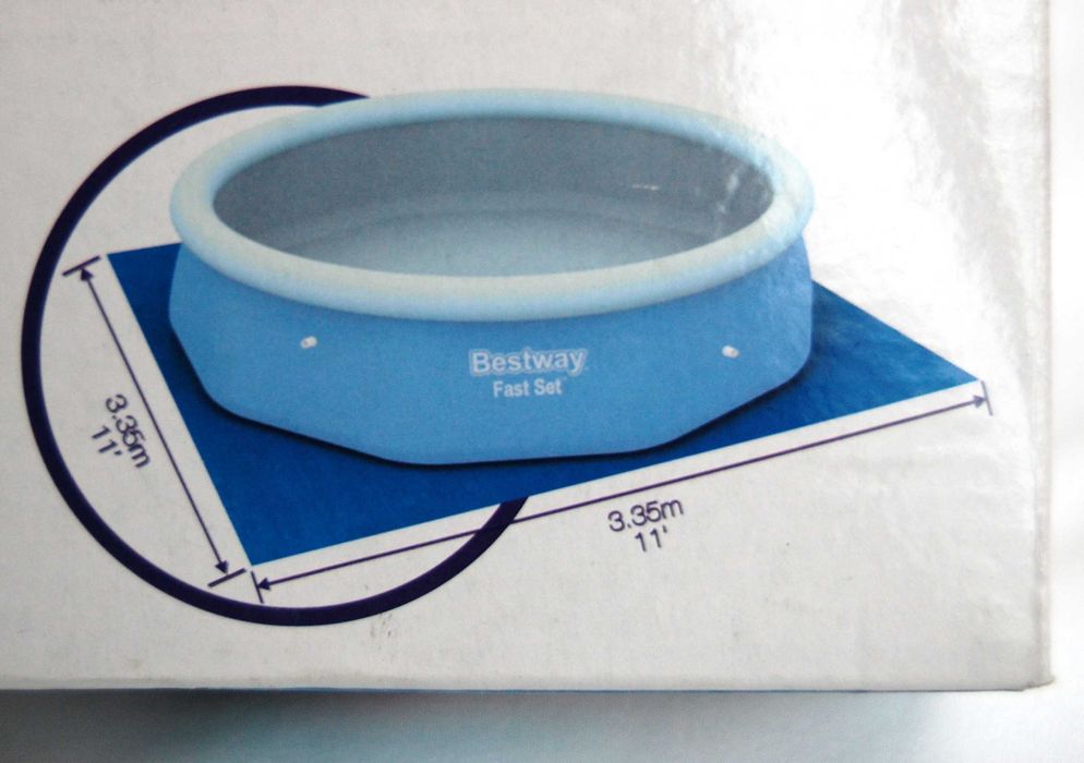 Flowclear Bestway, nowa mata pod basen 335 x 335 cm.