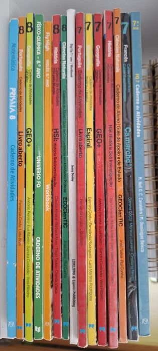 Vendo livros fichas 8° e 9° anos