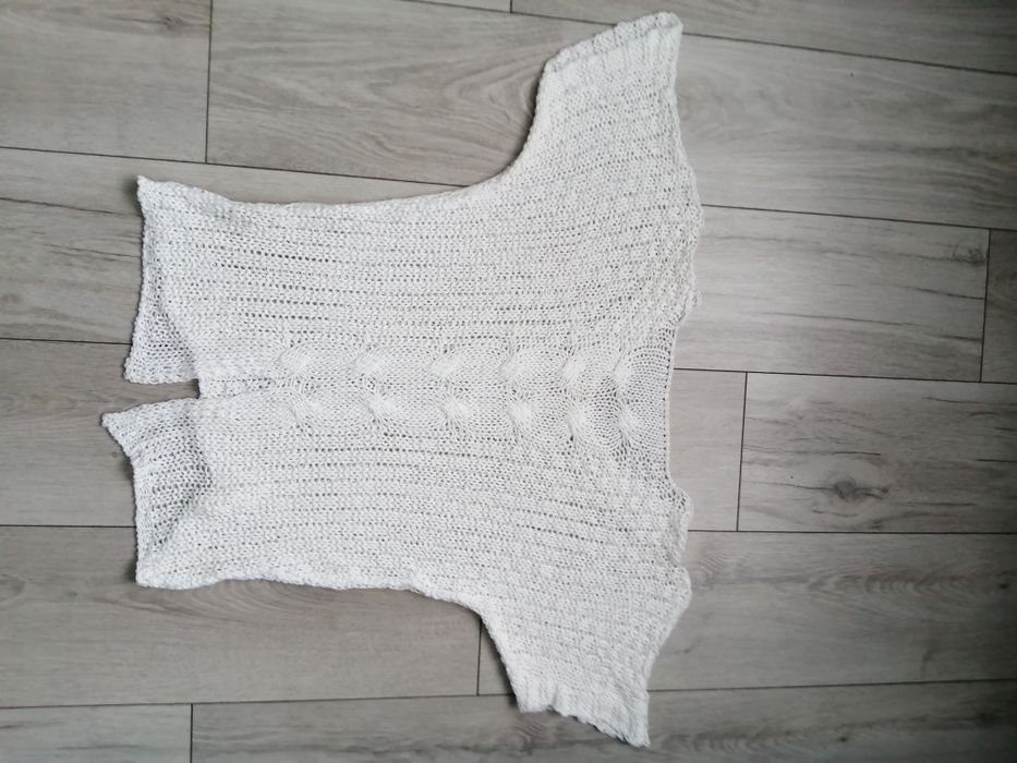 Bluzka biała ażurowa