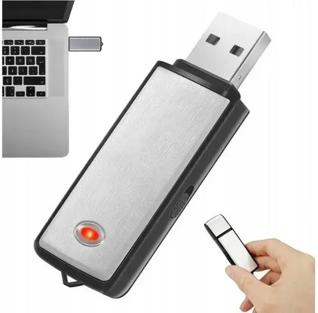 Диктофон у формі флешки, міні прихований диктофон-флешка з USB 16гб
