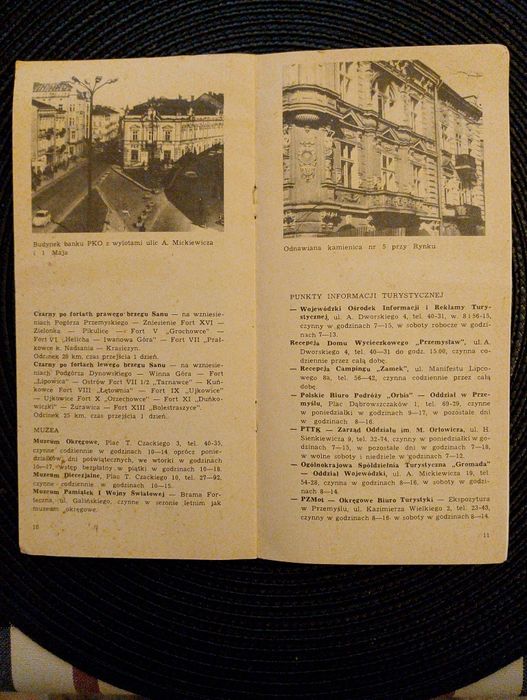 Przewodnik, broszura pt. Jeden dzień w Przemyślu. PRL