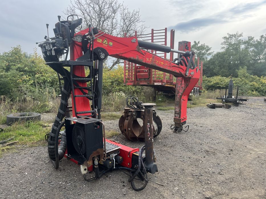 Кран маніпулятор Palfinger Epsilon 140L грейфер  Loglift Penz Hiab