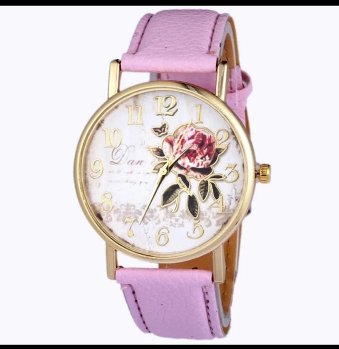 Zegarek damski z różą nowy z baterią