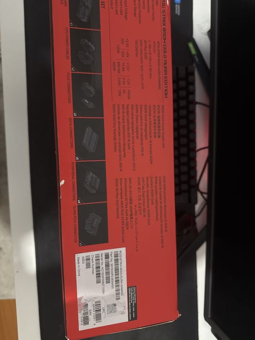 Asus ROG strix 850w aura edition