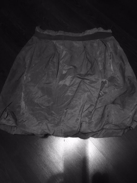 BENETTON stalowoszara bombka,elegancka,satynowy połysk S/M